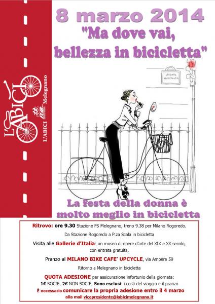 8 MARZO: W LE DONNE IN BICICLETTA!