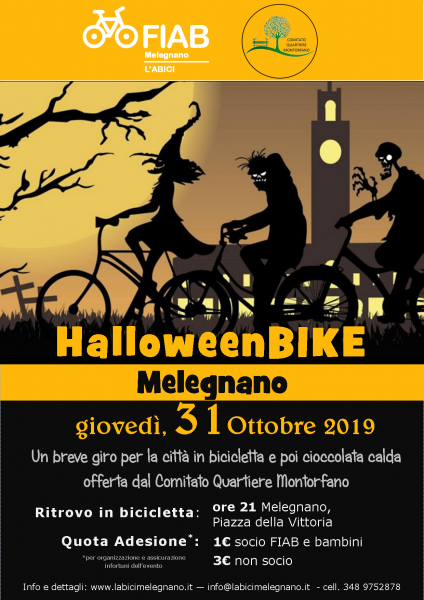 31 OTTOBRE: E’ HALLOWEENBIKE!