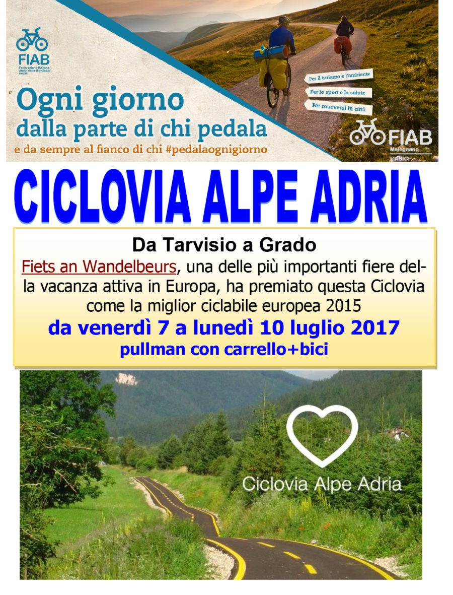 Ciclovacanze 2017 | Alpe Adria